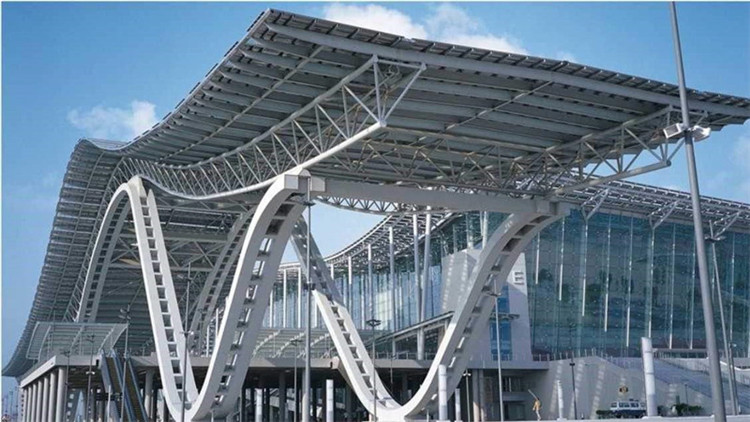 汽車站網架加工實例